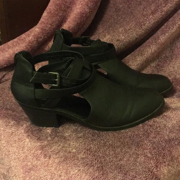 Faded Glory Shoes - Faded Glory Strappy Booties